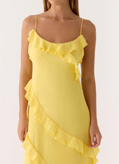 Mishal Maxi Dress - Bright Lemon