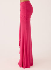 Miyah Maxi Skirt - Berry