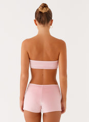 Natalina Bandeau Swim Top - Pink