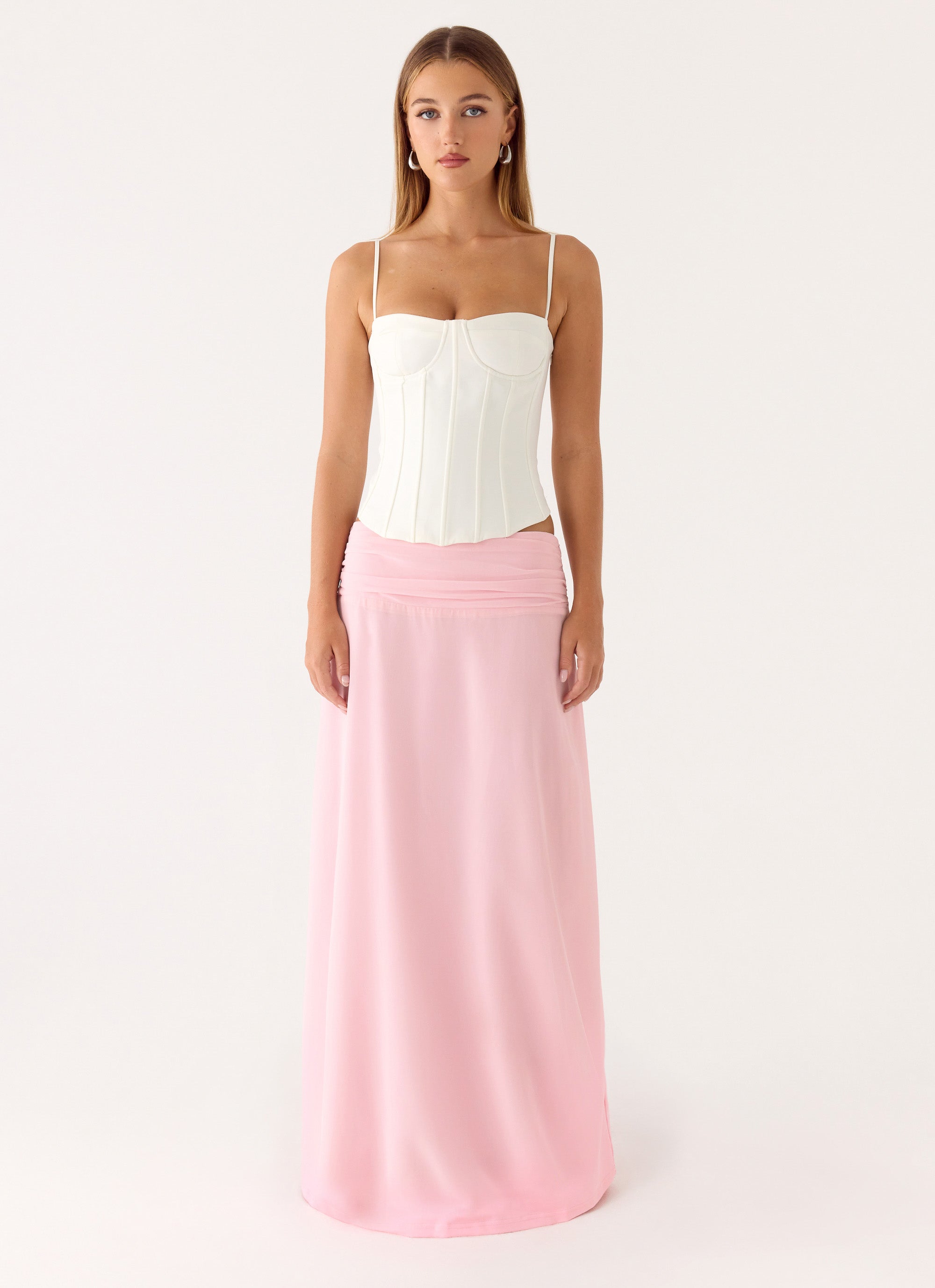 Natalya Maxi Skirt - Pink