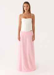 Natalya Maxi Skirt - Pink