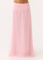 Natalya Maxi Skirt - Pink