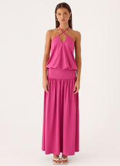 Need You Now Maxi Dress - Berry