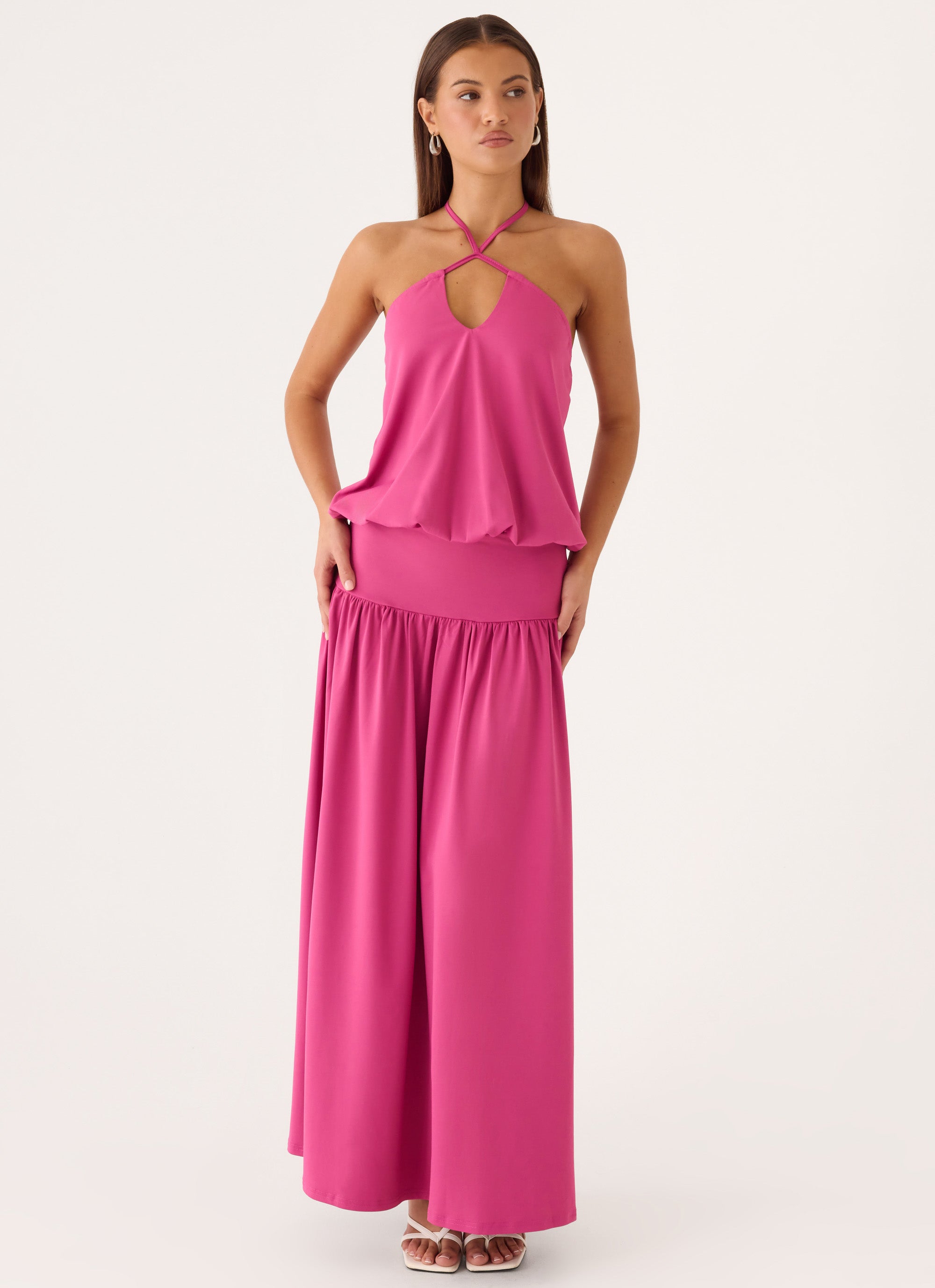 Need You Now Maxi Dress - Berry