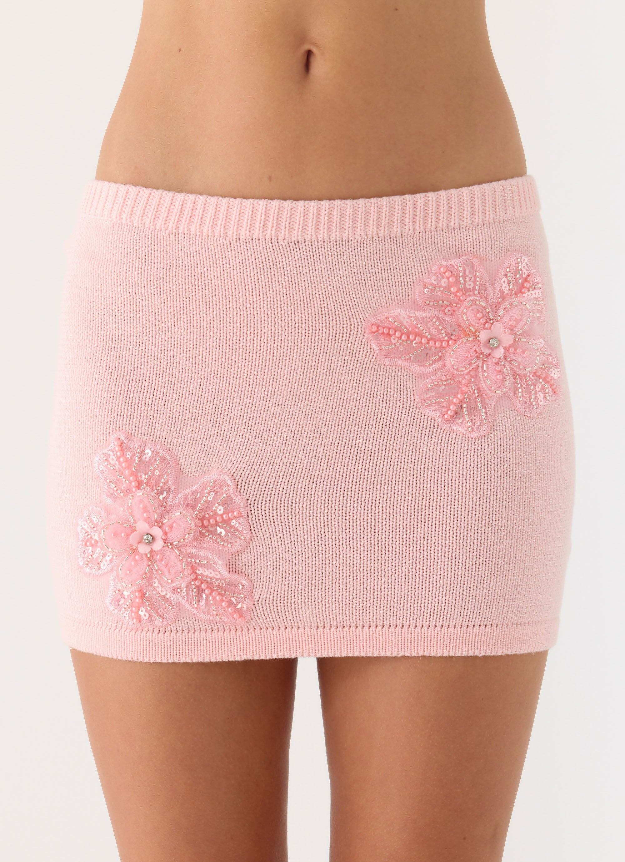 Neverland Mini Skirt - Baby Pink