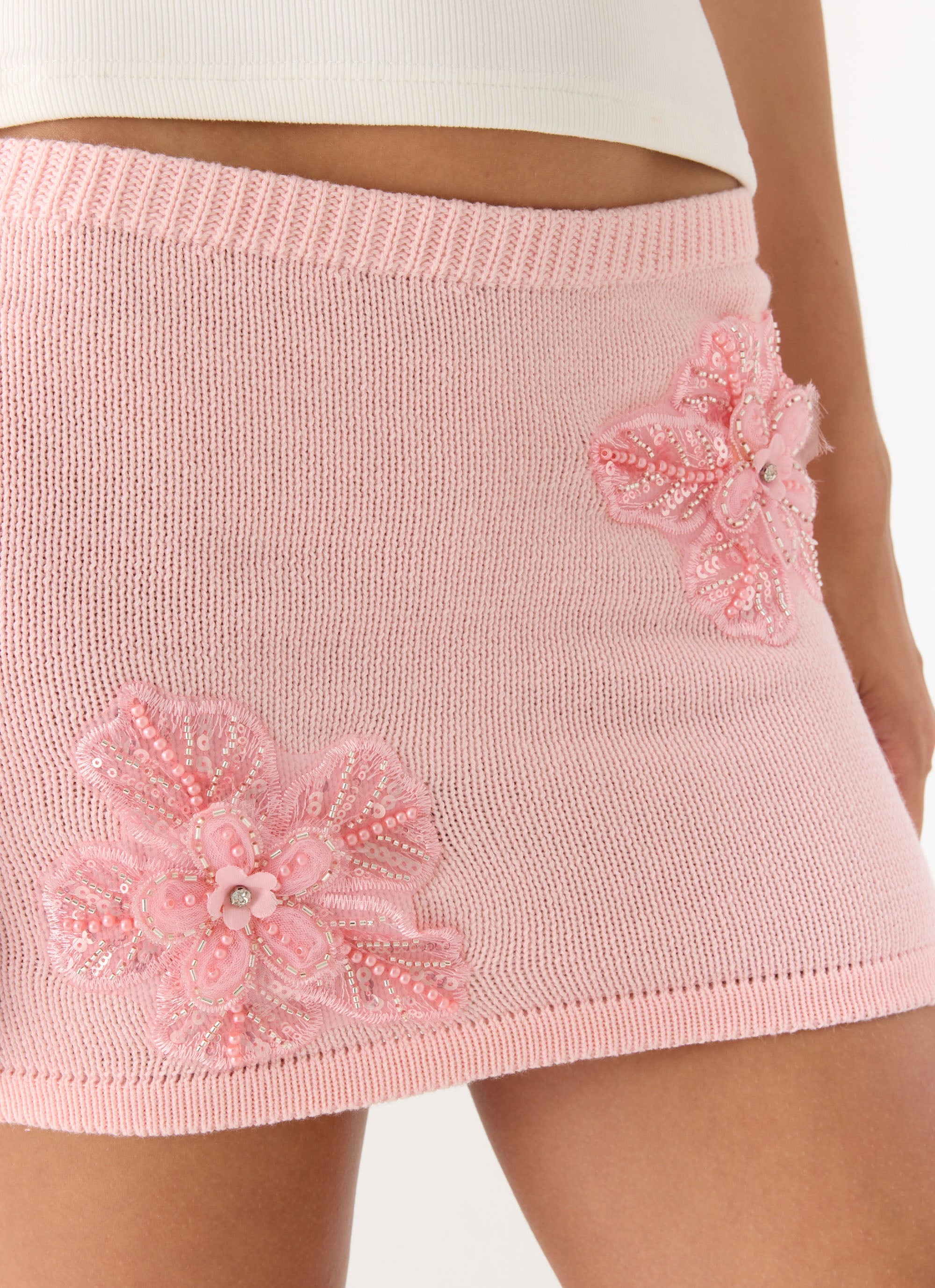 Neverland Mini Skirt - Baby Pink