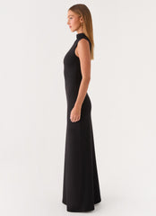 On My Time Maxi Dress - Black
