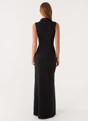 On My Time Maxi Dress - Black