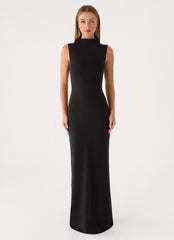 On My Time Maxi Dress - Black