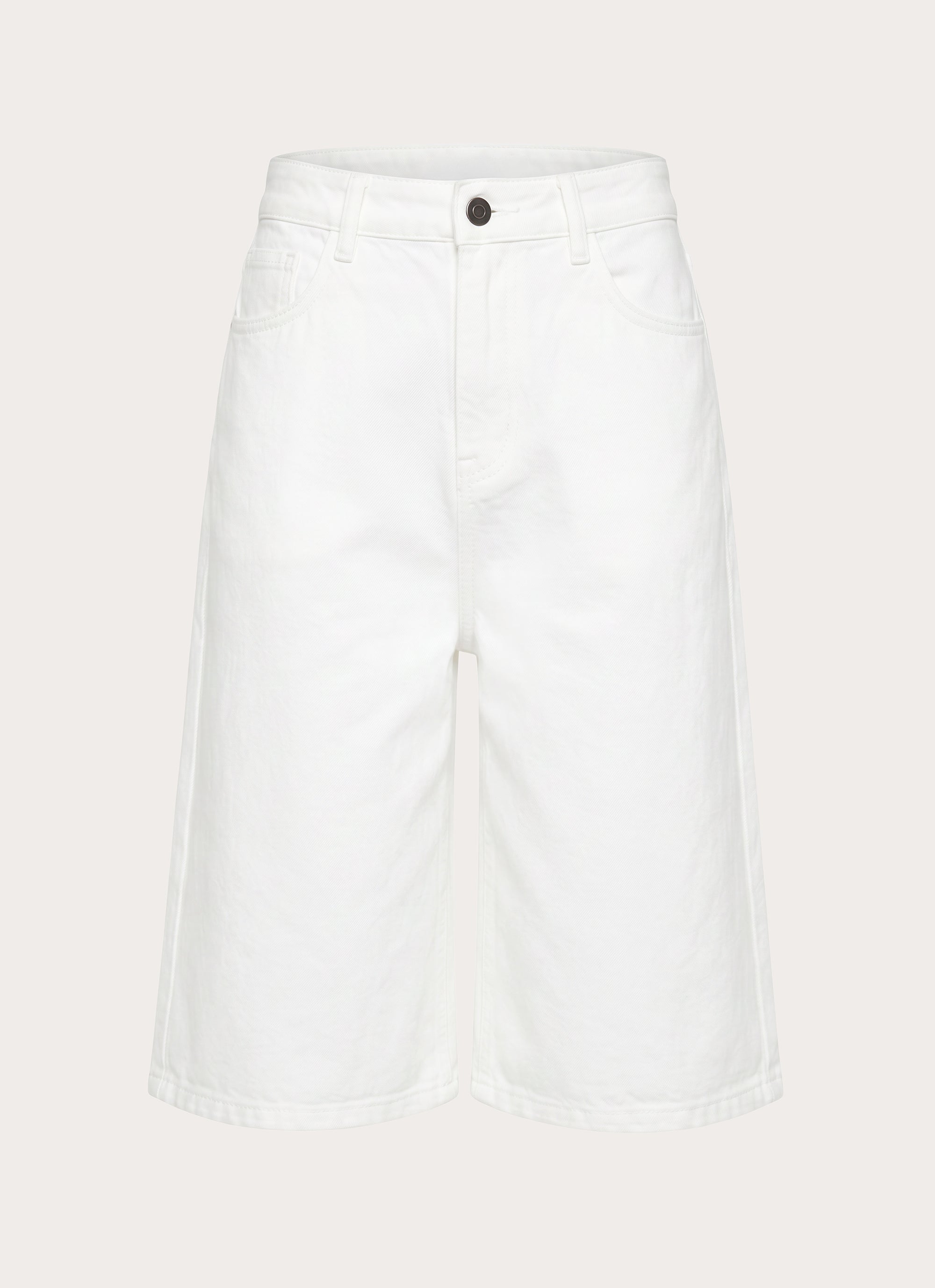 Orleans Denim Jorts - White