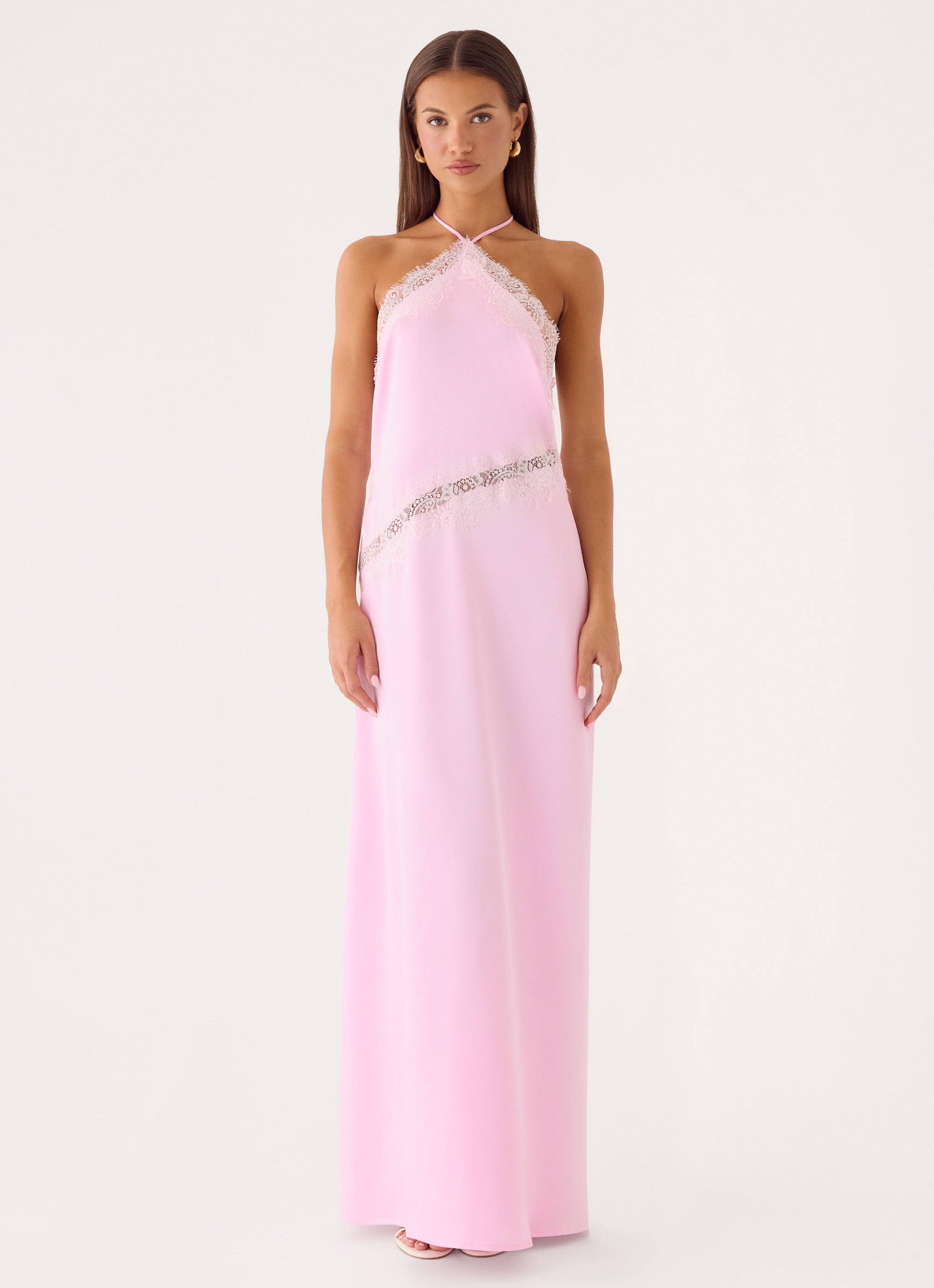 Orvian Maxi Dress - Pink
