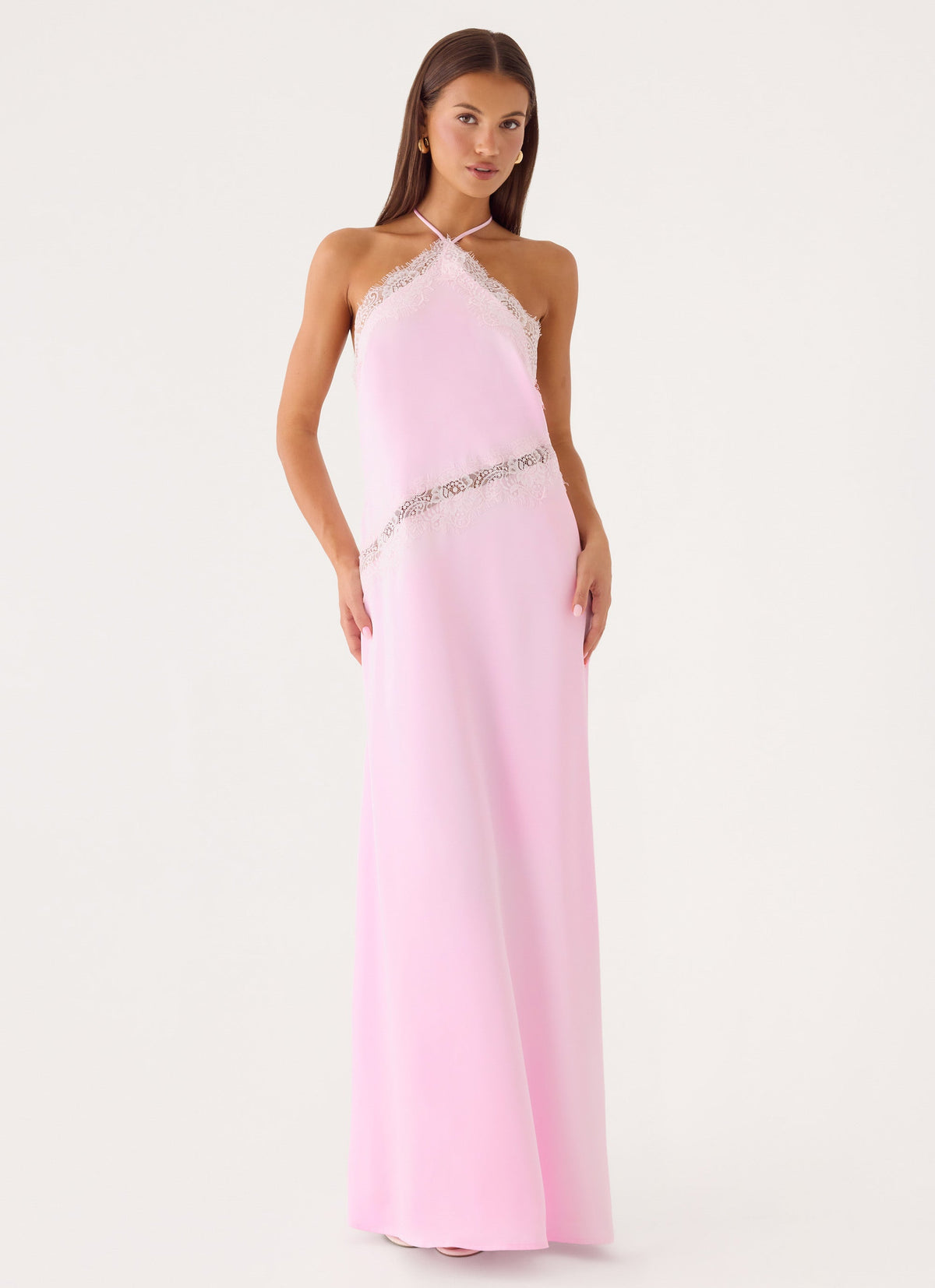 Orvian Maxi Dress - Pink