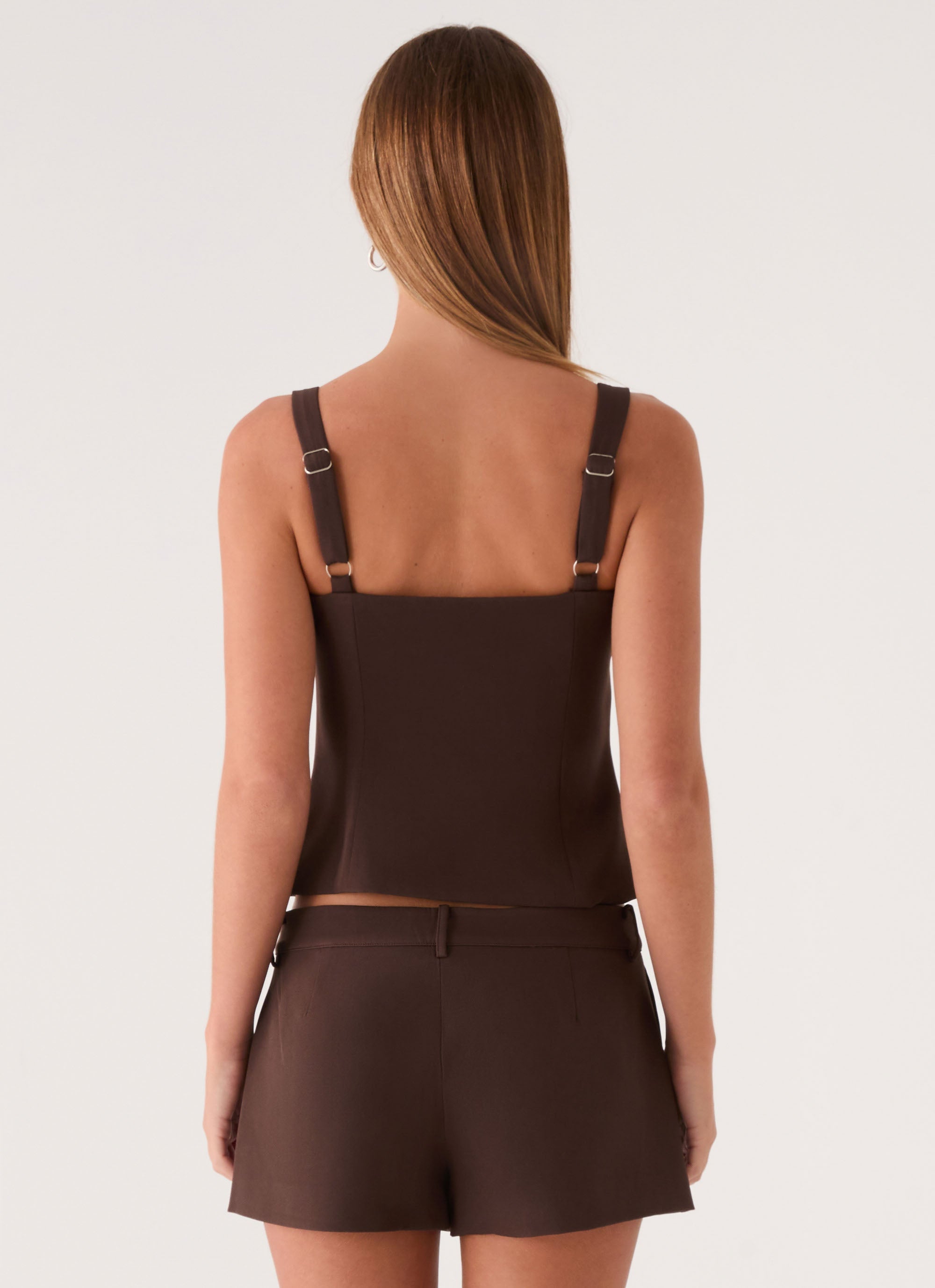 Oslo Mini Shorts - Chocolate
