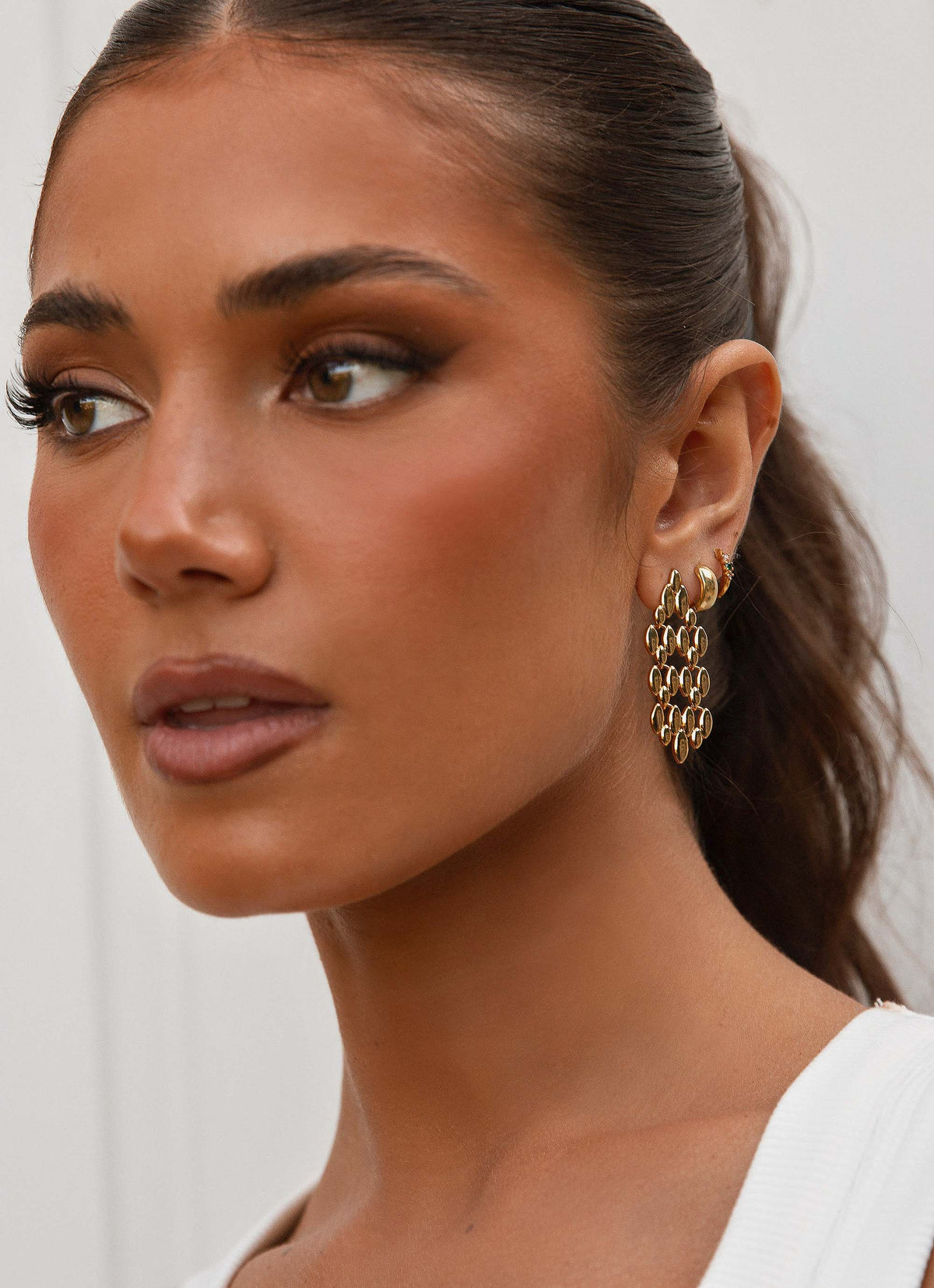Fireside Gold Earrings - Gold