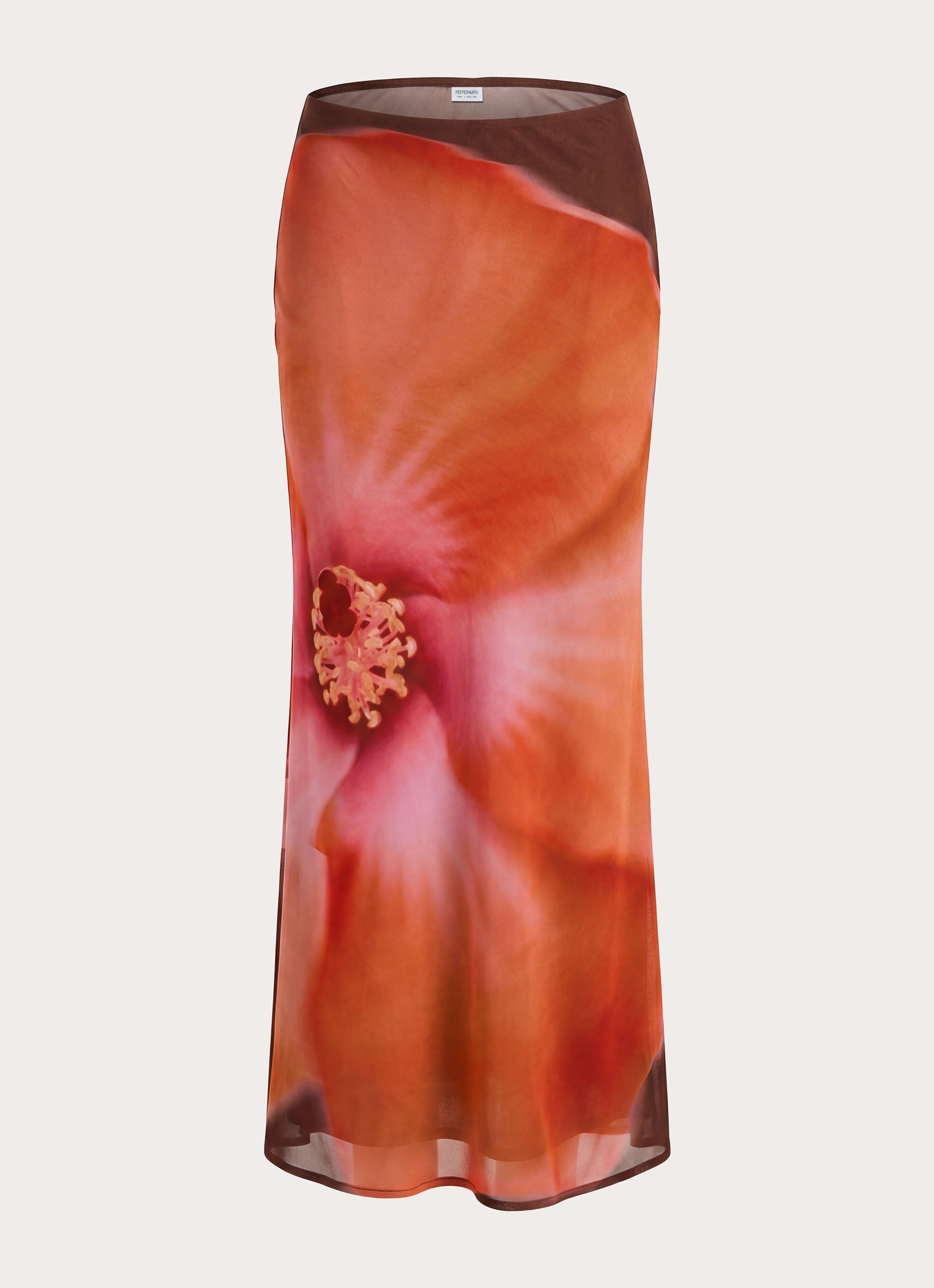 Plot Twist Maxi Skirt - Chocolate Blossom