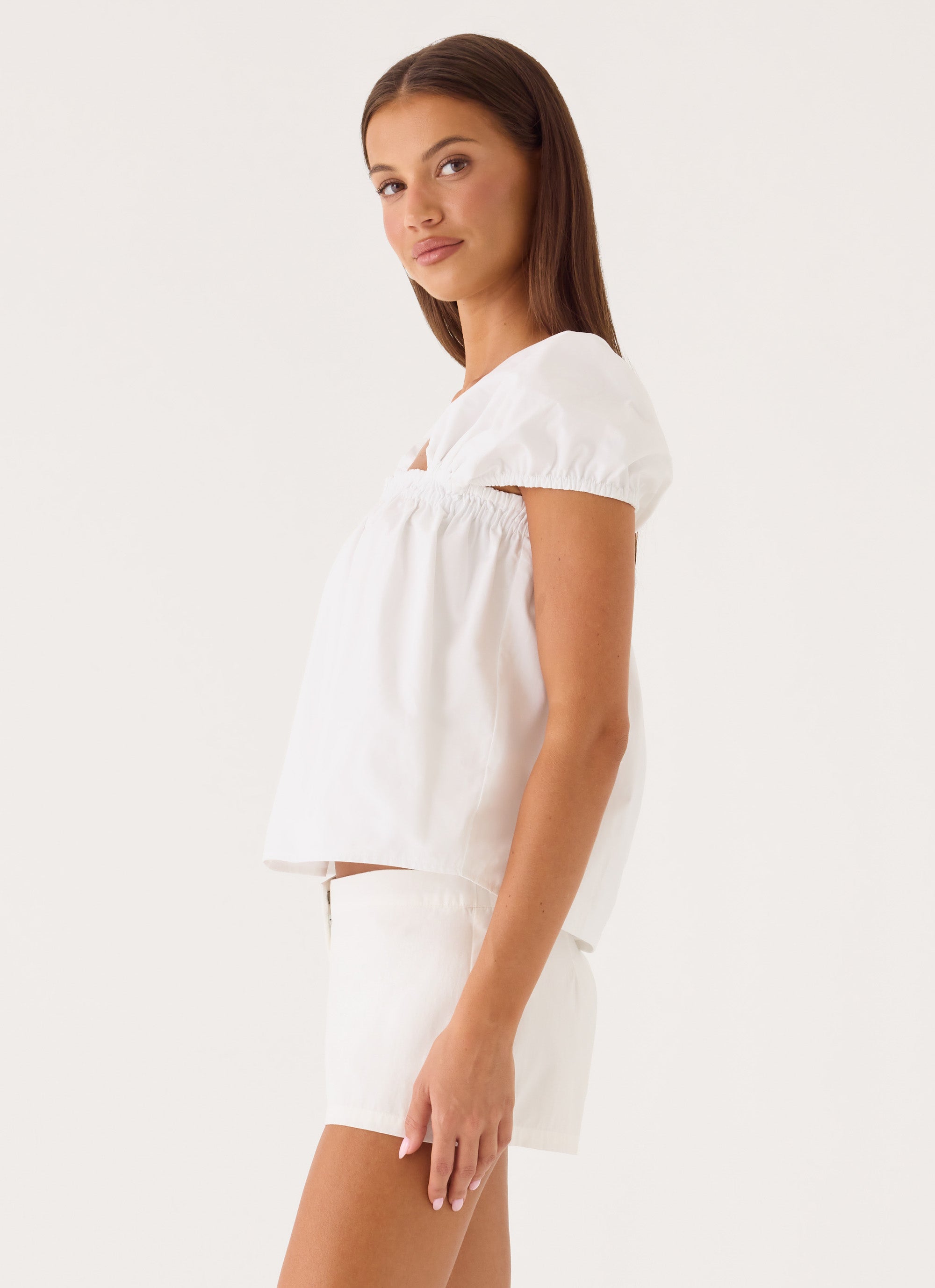 Quinton Top - White