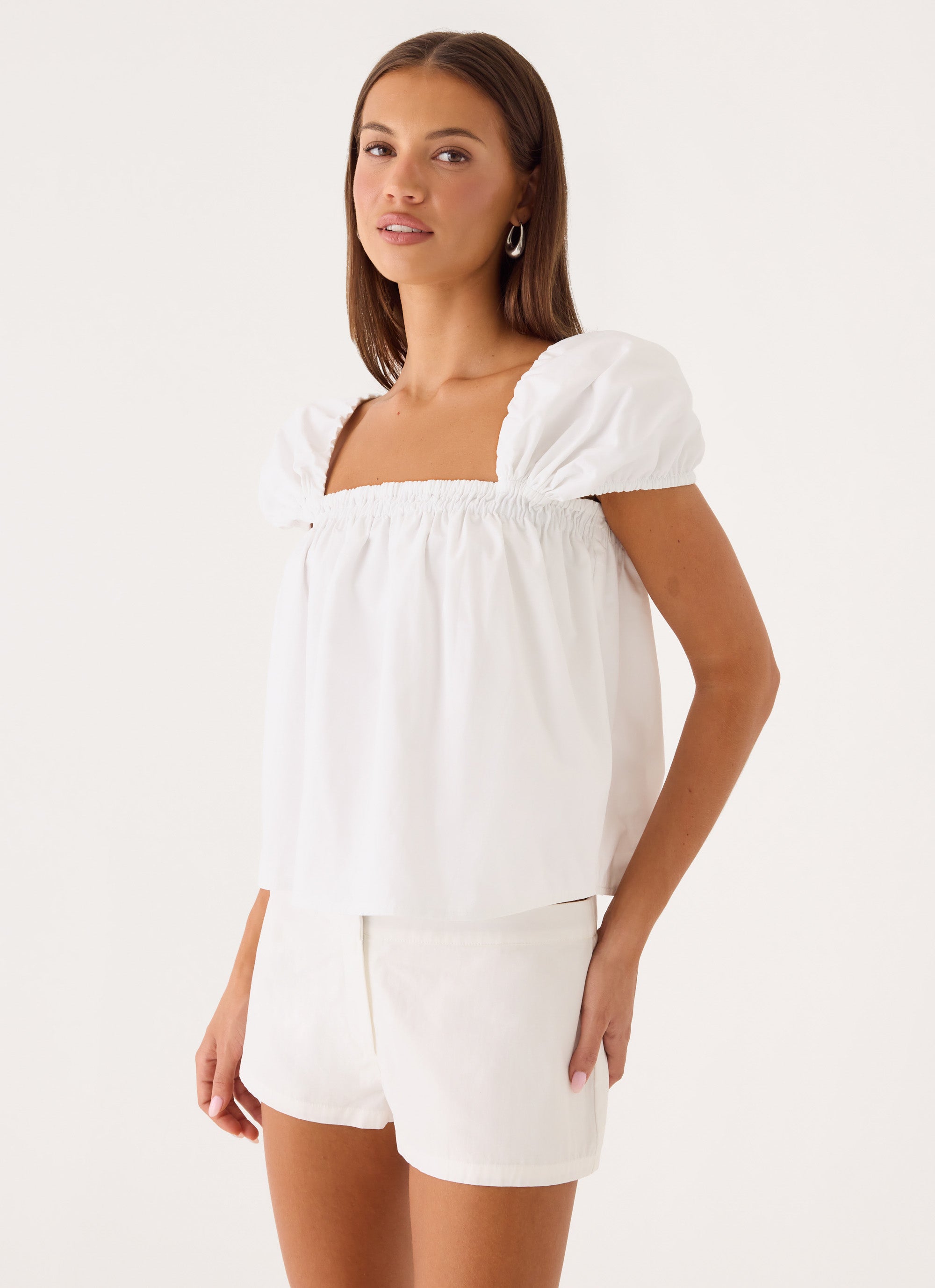 Quinton Top - White