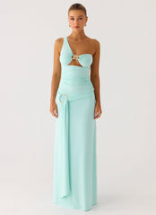 Ravi Maxi Skirt - Aqua
