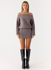 Ravyn Mini Dress - Grey