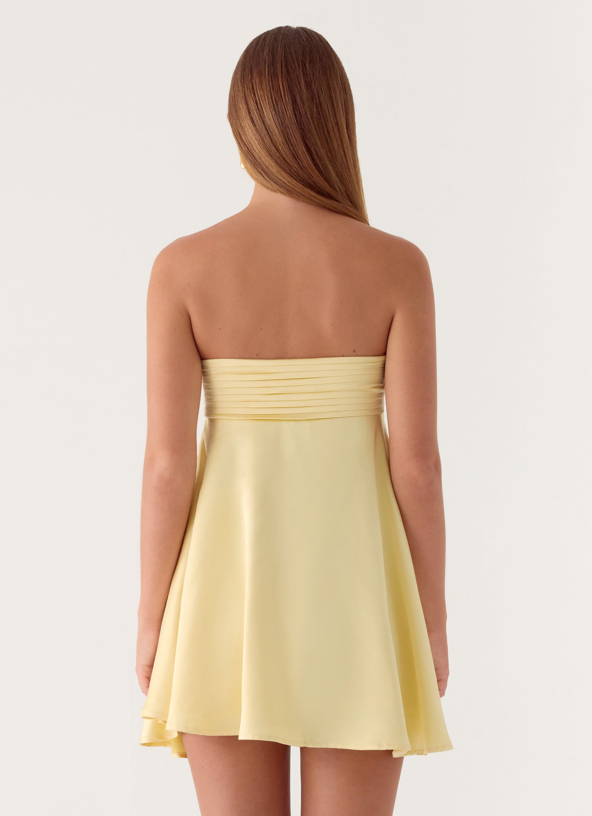 Riven Mini Dress - Yellow