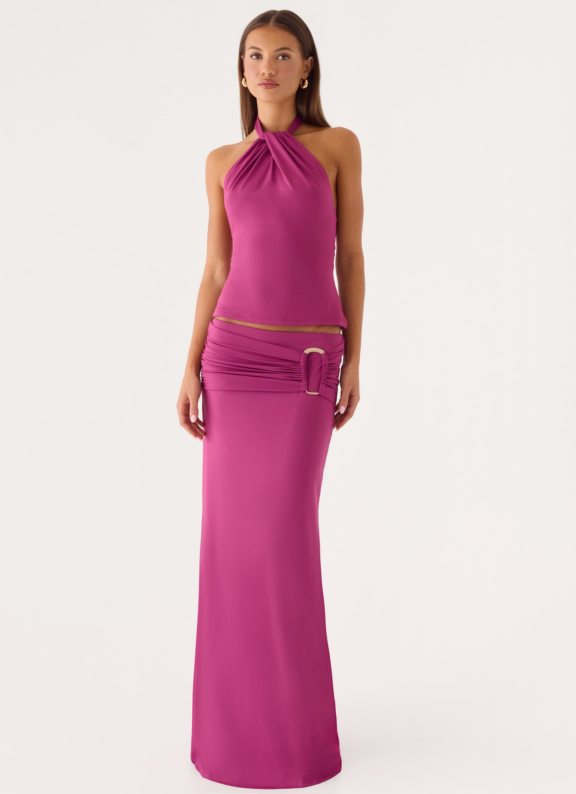 Rosanna Maxi Skirt - Plum