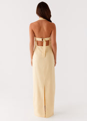 Rumour Has it Maxi Dress - Yellow