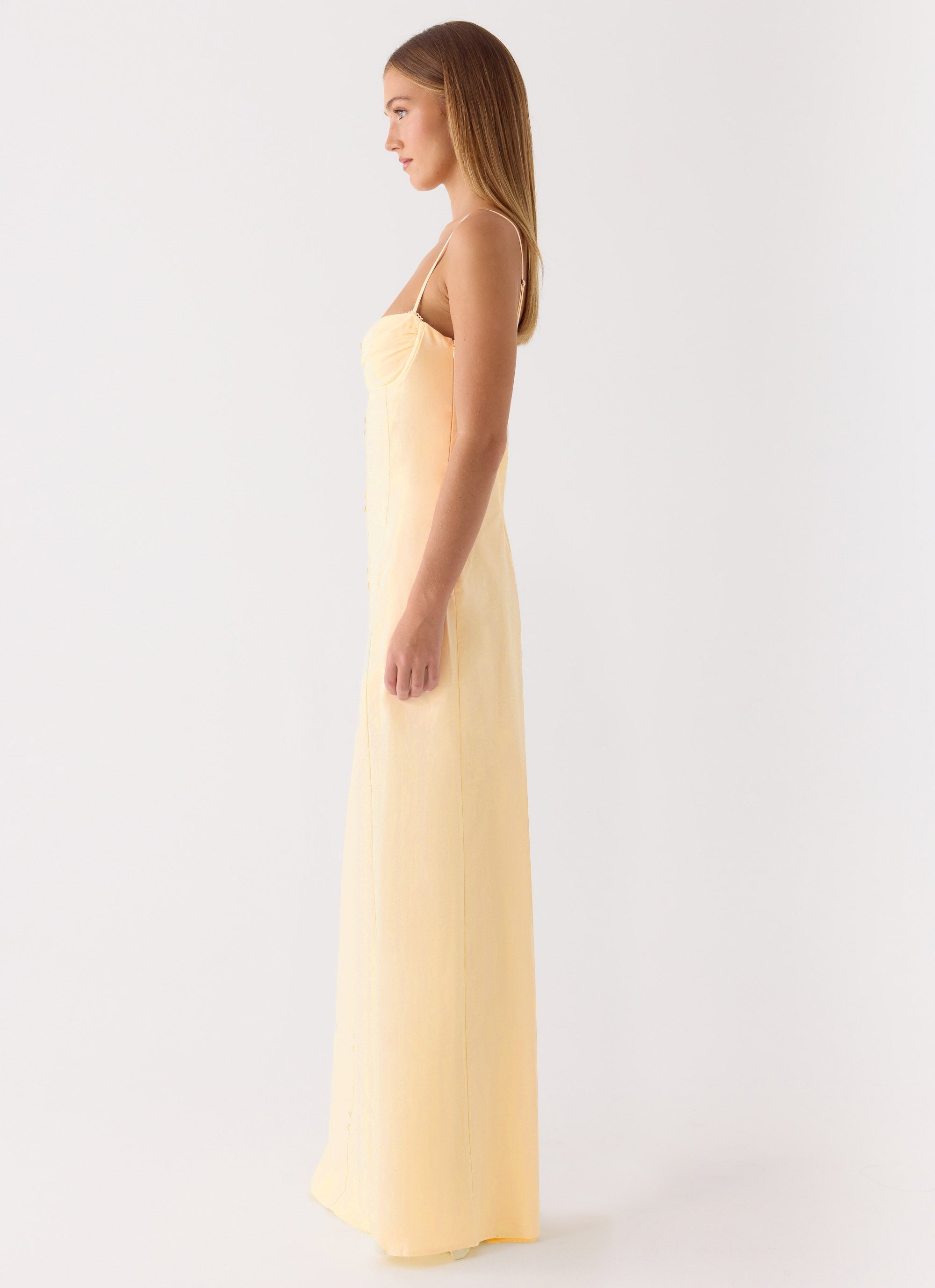 Samah Maxi Dress - Lemon