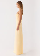 Samah Maxi Dress - Lemon