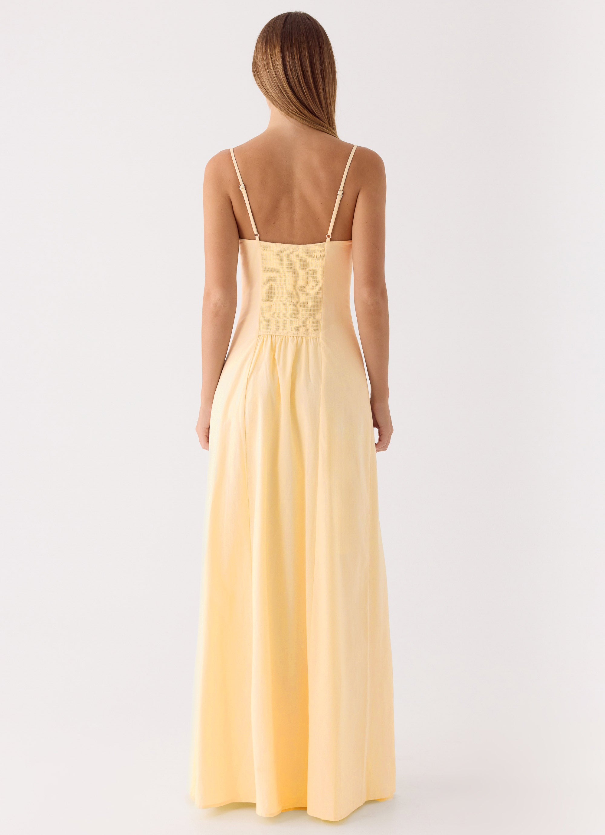Samah Maxi Dress - Lemon