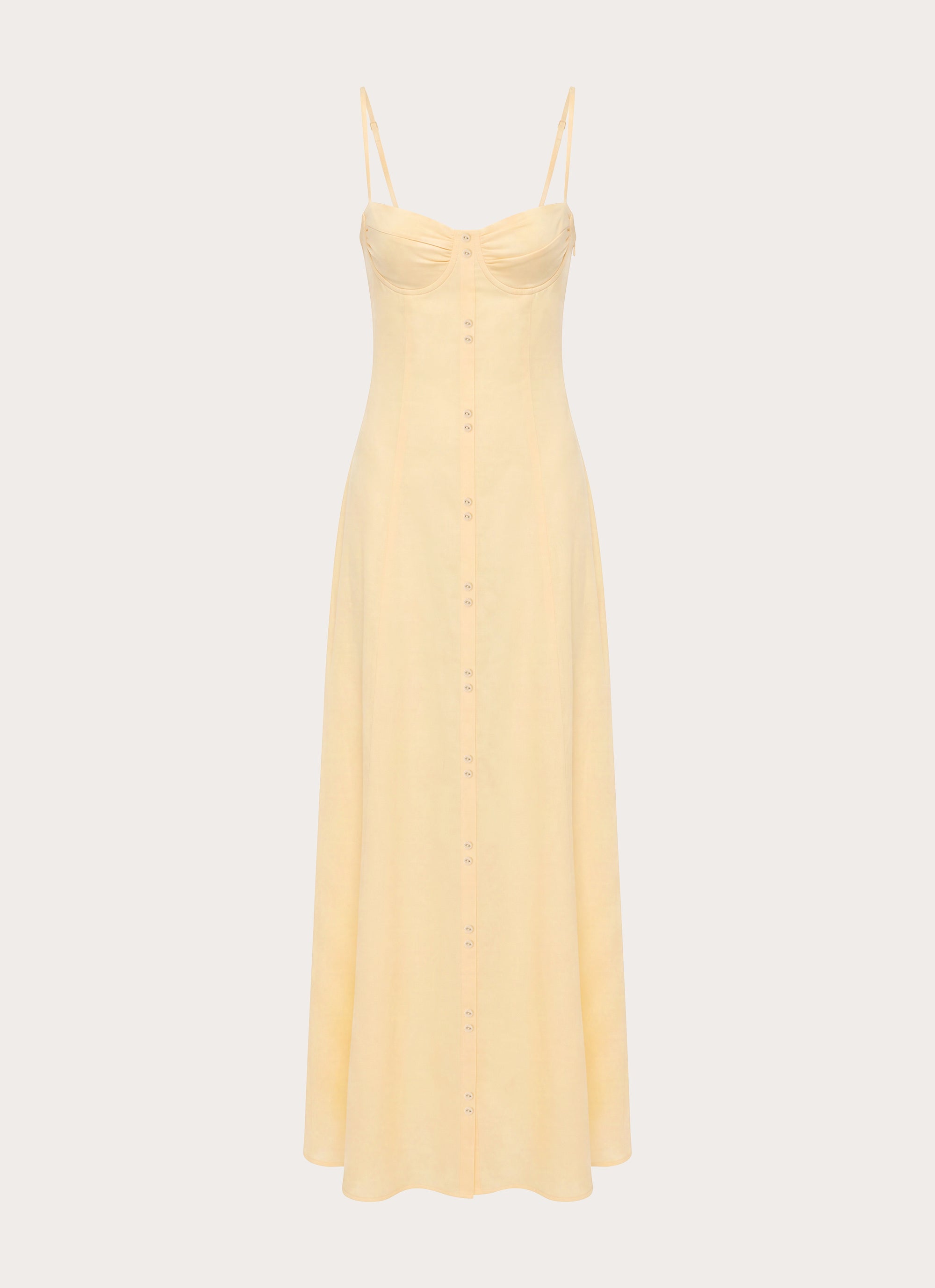 Samah Maxi Dress - Lemon