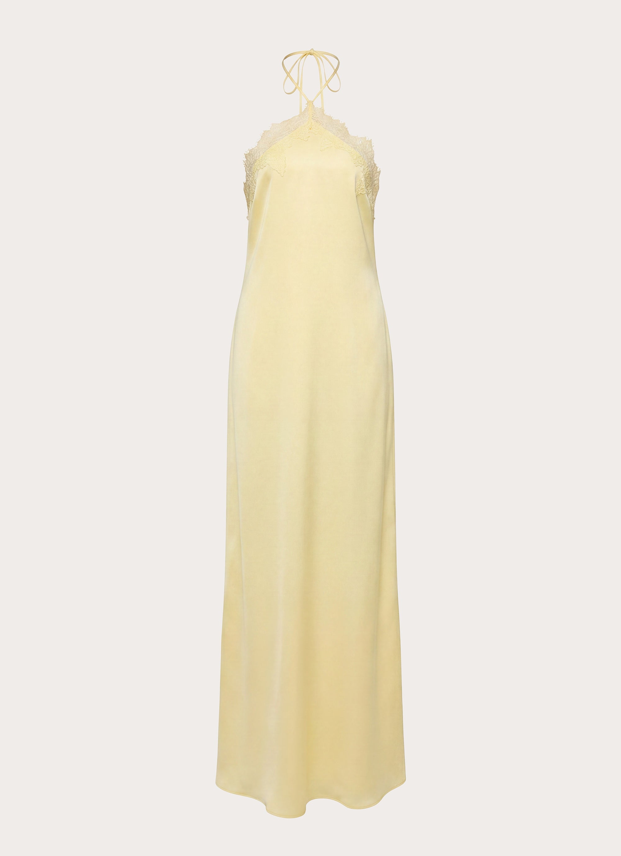 Samaria Halter Maxi Dress - Yellow