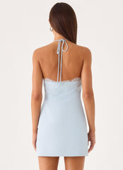 Samaria Halter Mini Dress - Mint