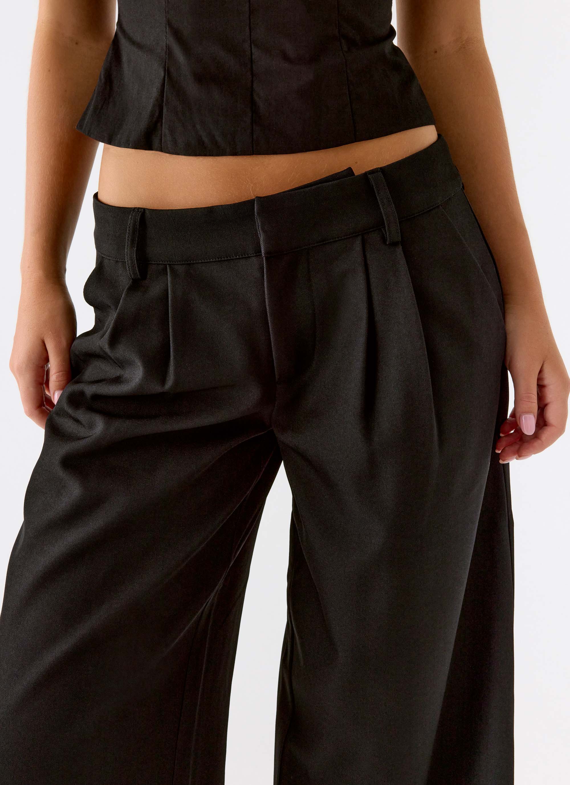 Samuel Low Rise Suiting Pants - Black