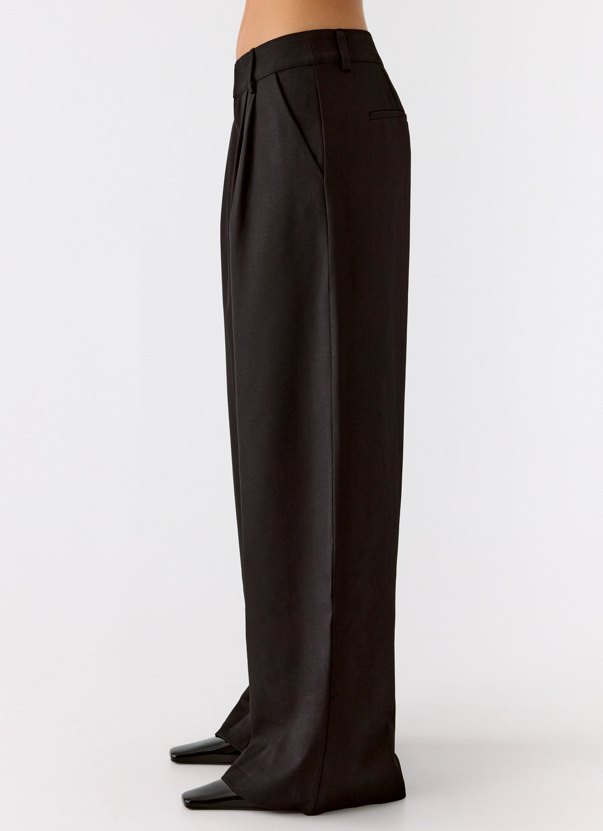 Samuel Low Rise Suiting Pants - Black