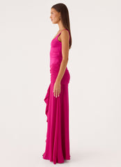 Satellite Maxi Dress - Deep Red