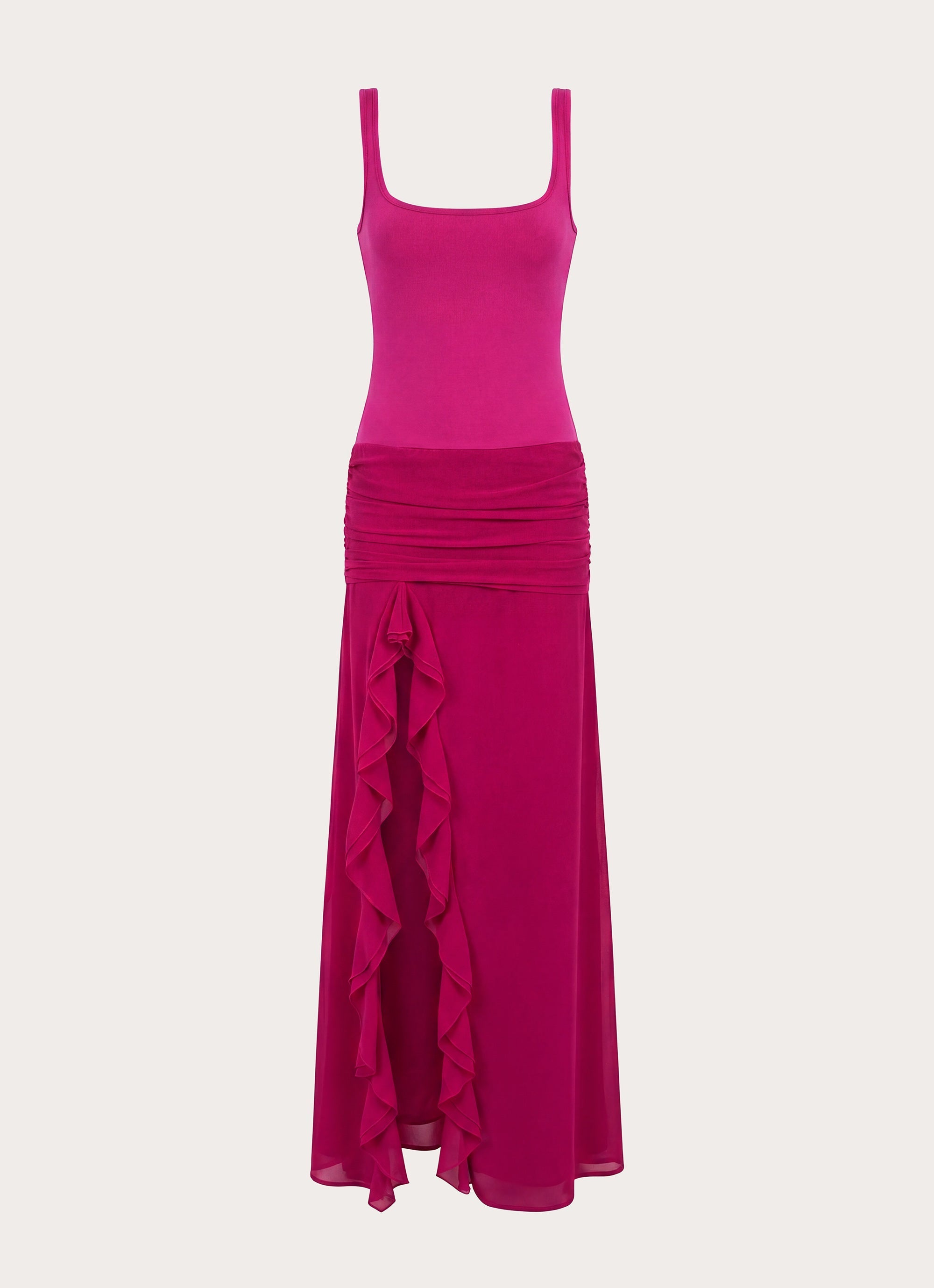 Satellite Maxi Dress - Deep Red