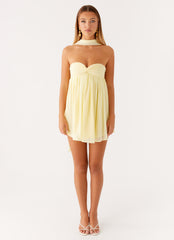 Saturn Mini Dress - Yellow