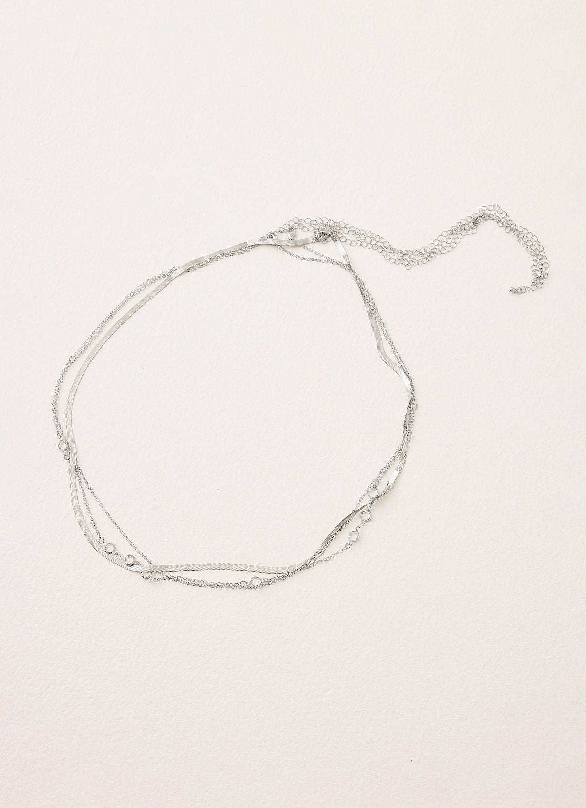 Scene Stealer Belly Chain - Silver