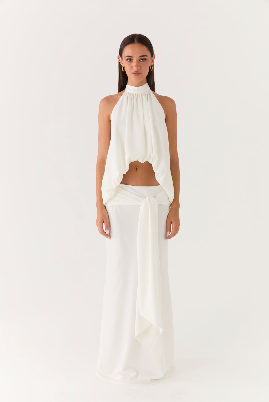 Eirlys Maxi Skirt - White