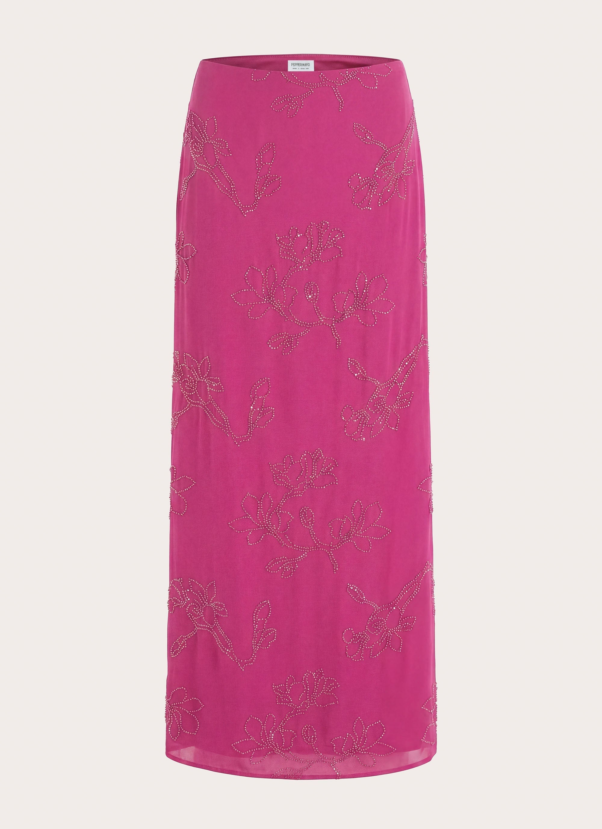 Secret Spot Maxi Skirt - Berry Kiss