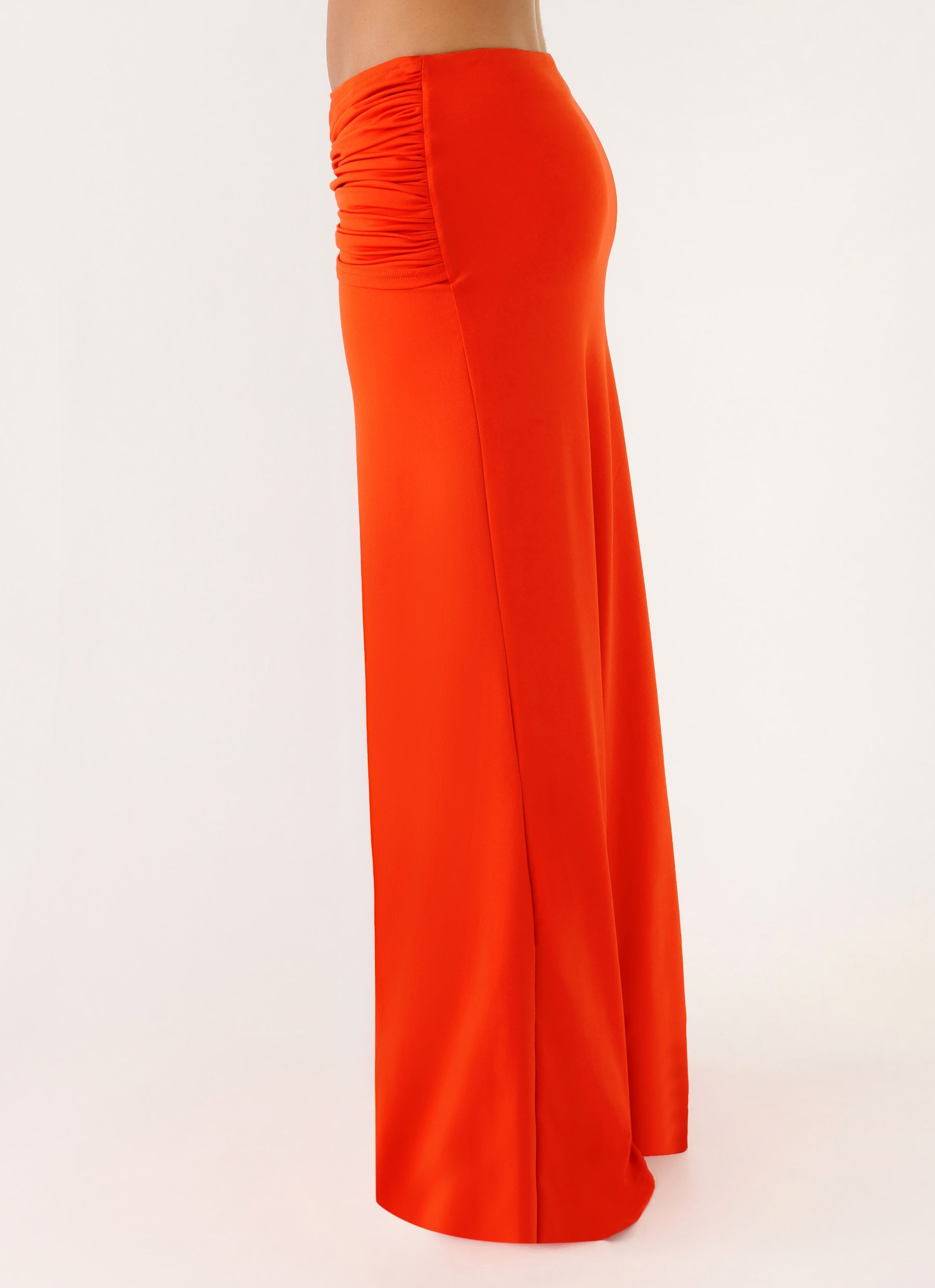 Selmah Hardware Maxi Skirt - Tangerine