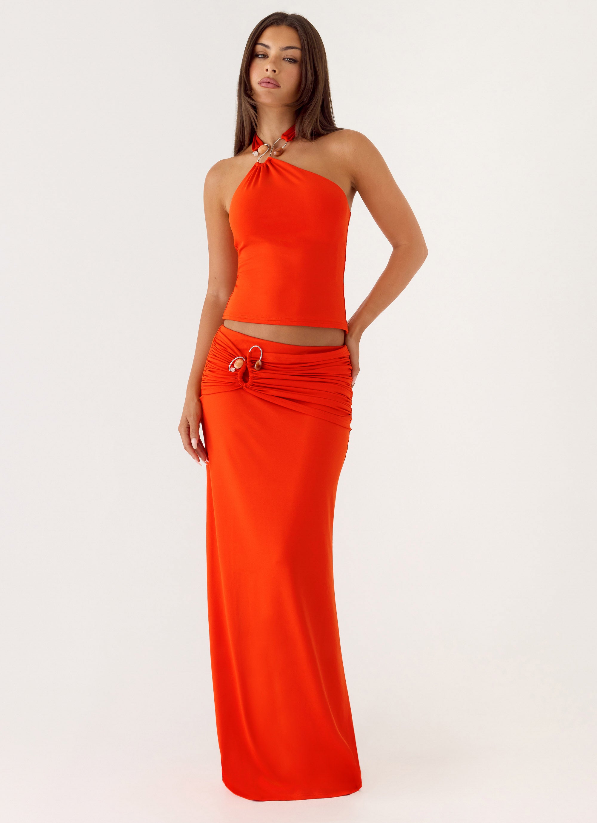 Selmah Hardware Top - Tangerine