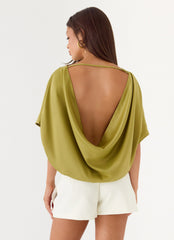 Serena Top - Fern Green