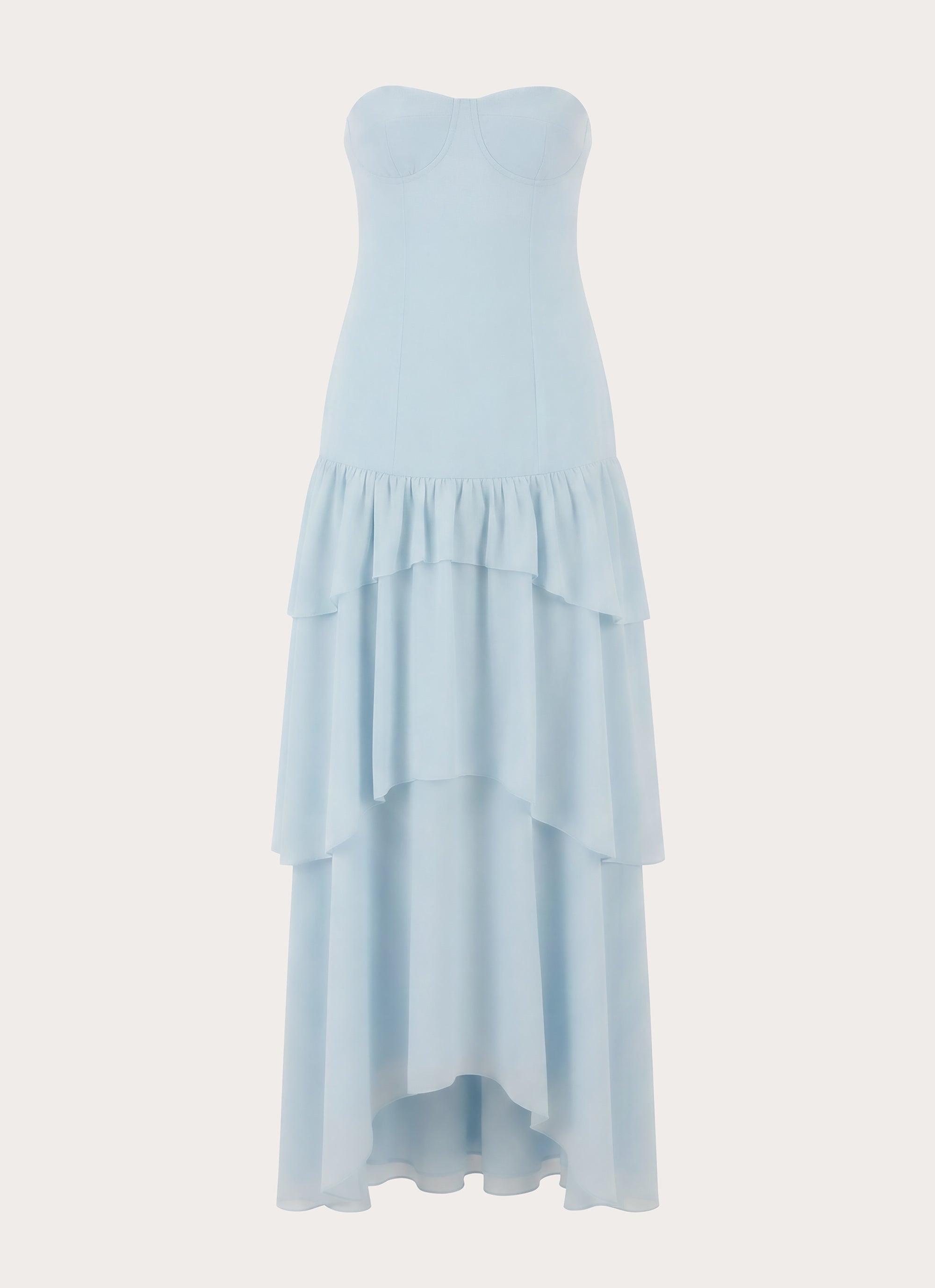 Sharn Strapless Maxi Dress - Blue