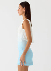 Sharona Mini Dress - Blue Ombre