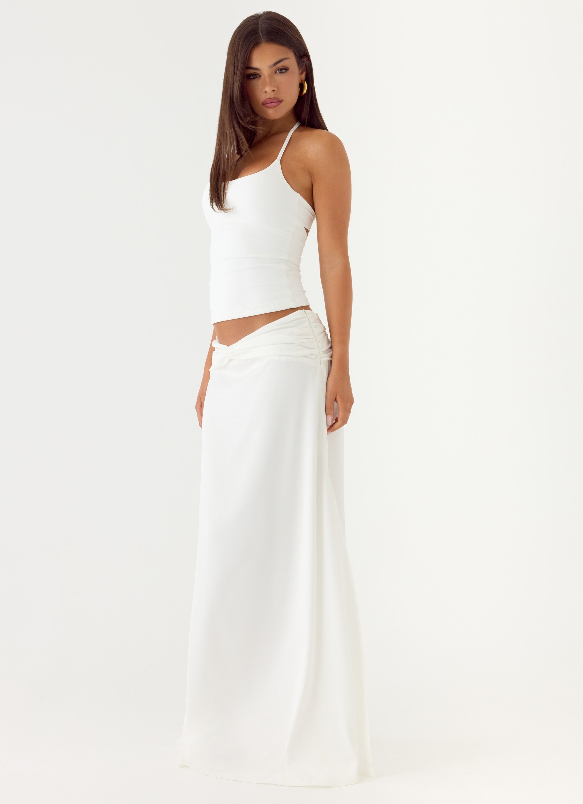 She Means It Maxi Skirt - Ivory