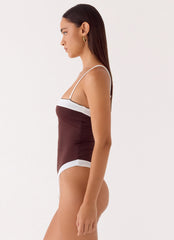 Shevie One Piece Swimsuit - Chocolate