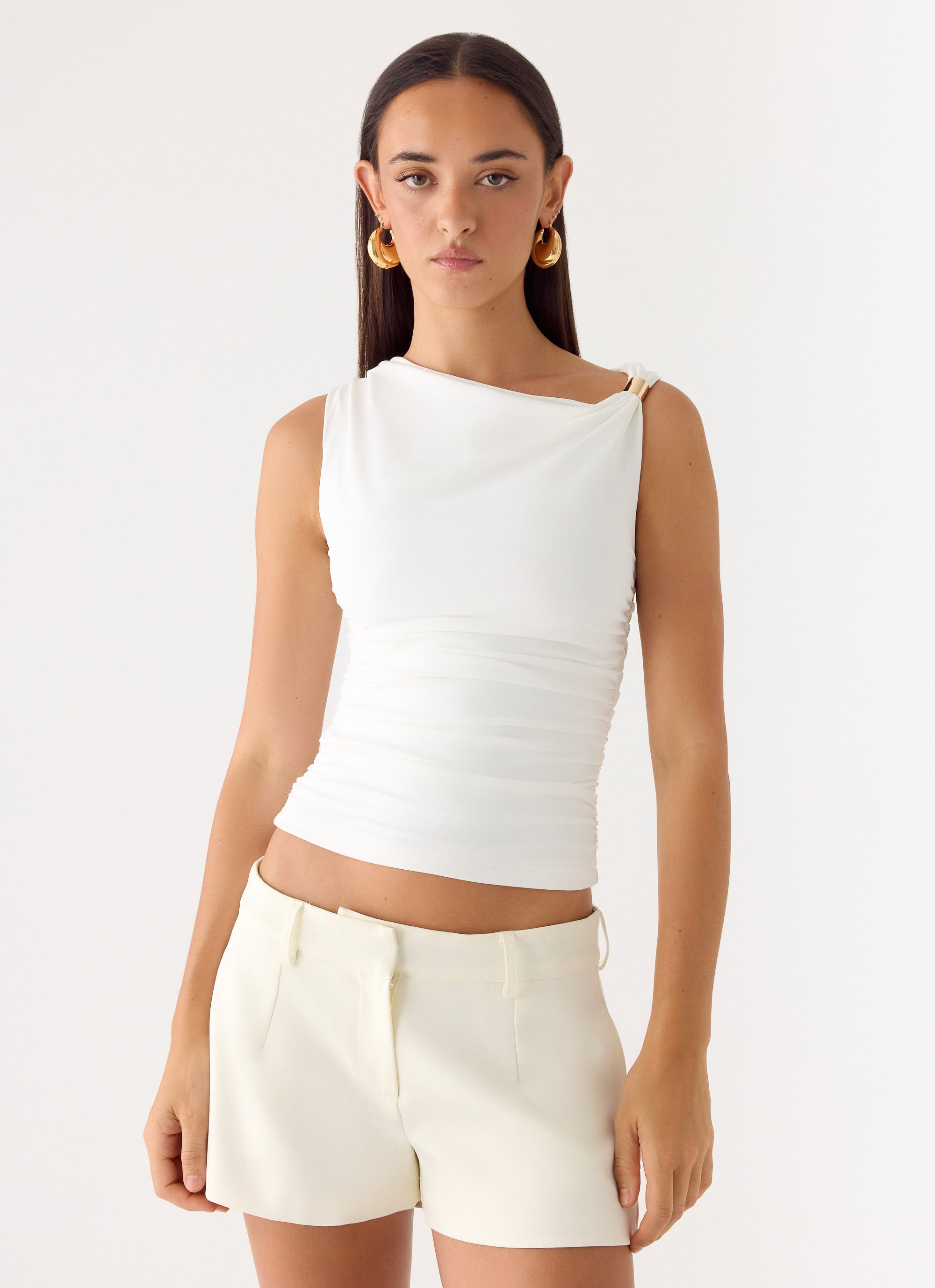 Short Notice Top - White