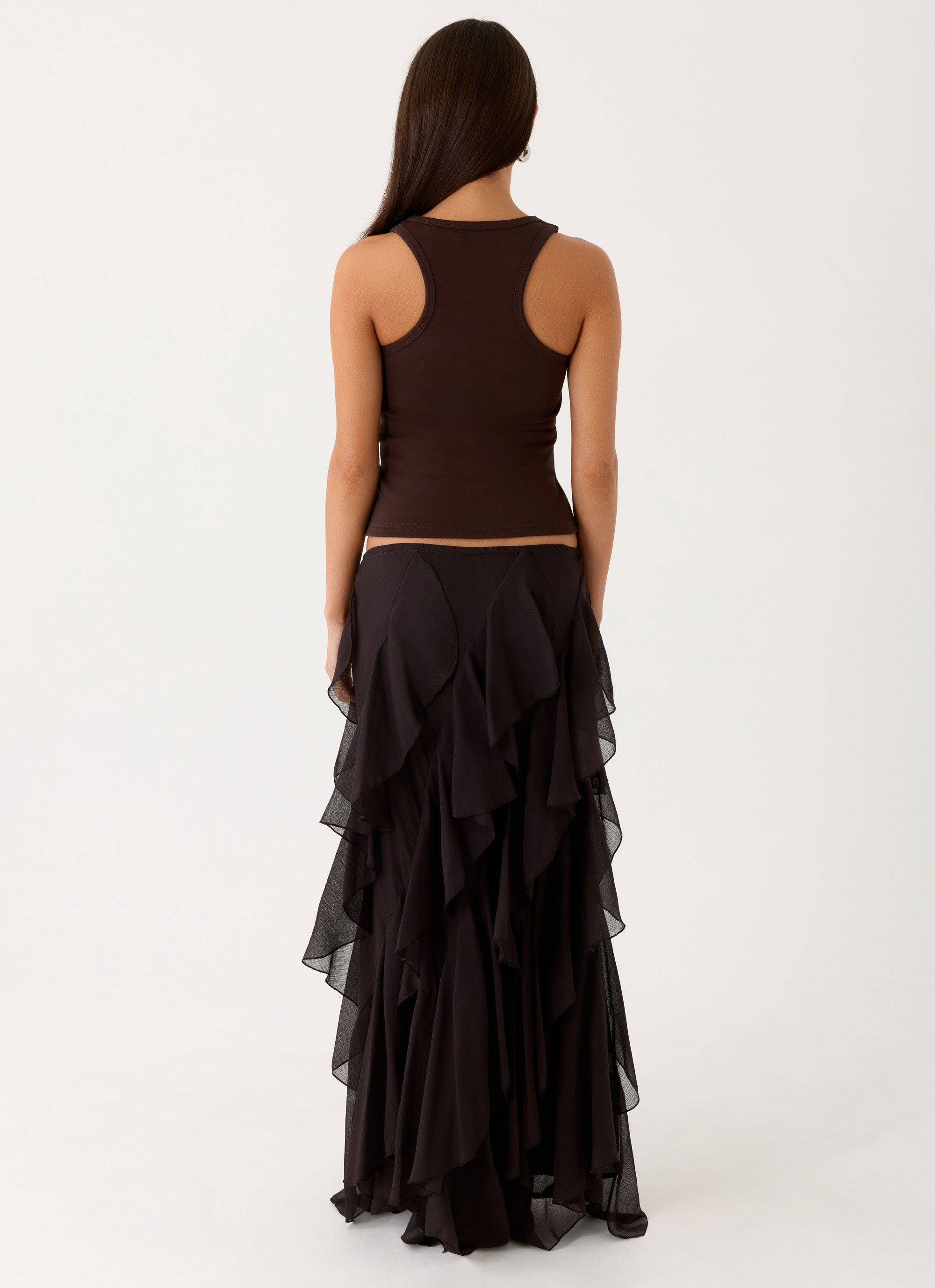 Silvanna Maxi Skirt - Chocolate