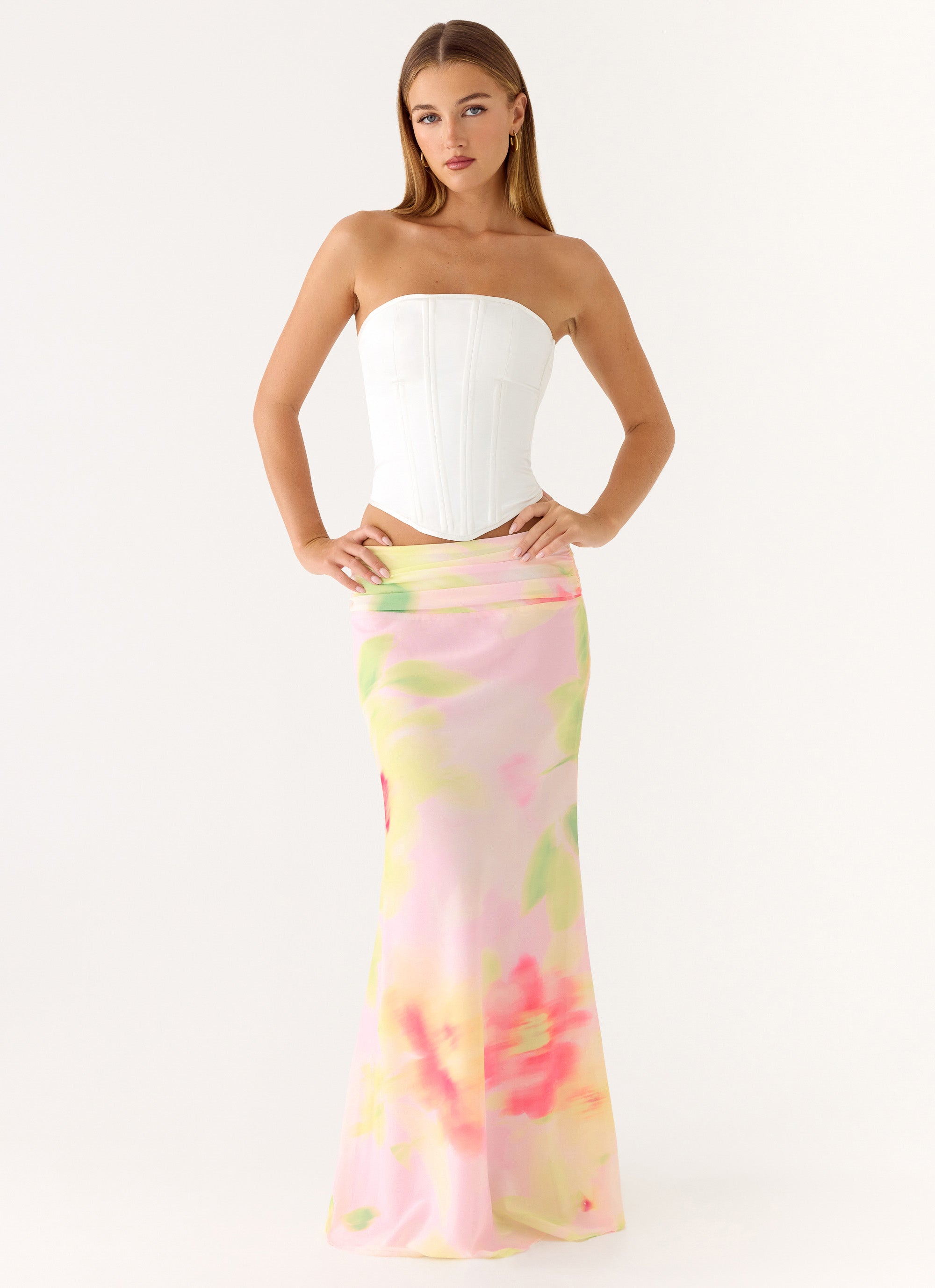 Sinnie Maxi Skirt - Floral Romance
